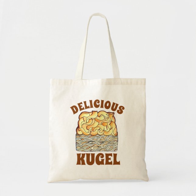Bolsa Tote Delicious Kugel Jewish Oodle Casserole (Frente)