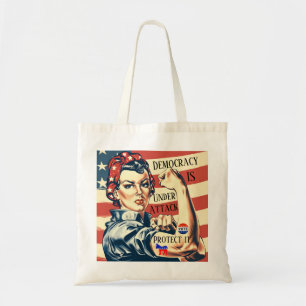 Bolsa Tote Democracy/ Protect It Tote Bag
