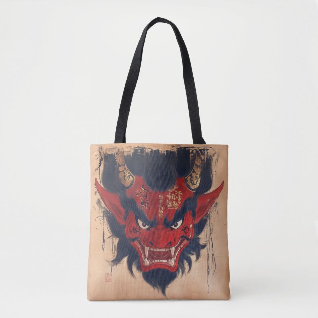 Bolsa Tote Demônio Japonês (Frente)
