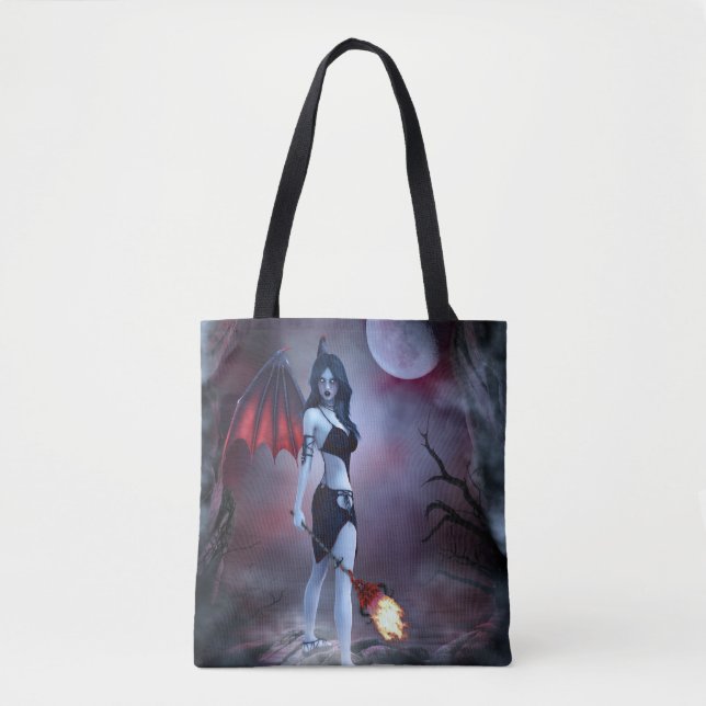 Bolsa Tote Demônio vampiro feminino (Frente)