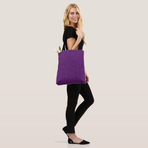 Bolsa Tote Denim texturizado roxo, Totebag