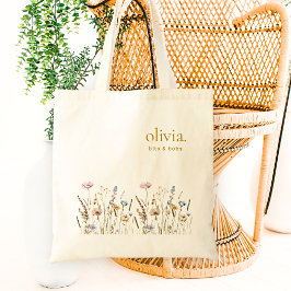 Bolsa Tote Denominação Monograma de Flor Elegante