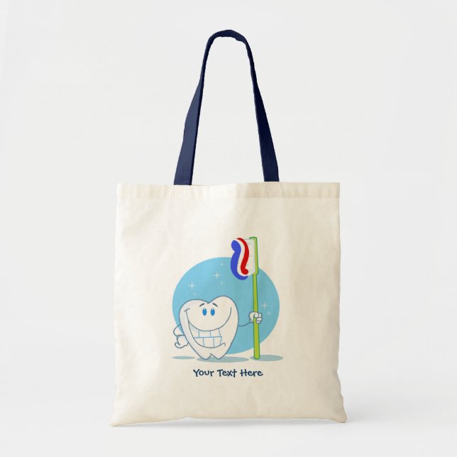 Bolsa Tote Dente (customizável) (Frente)