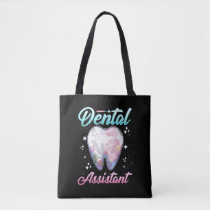 Bolsa Tote Dentista dentário do dente floral do Assistente de