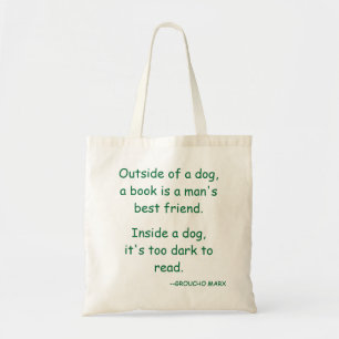 Bolsa Tote Dentro de um cão… Groucho Marx