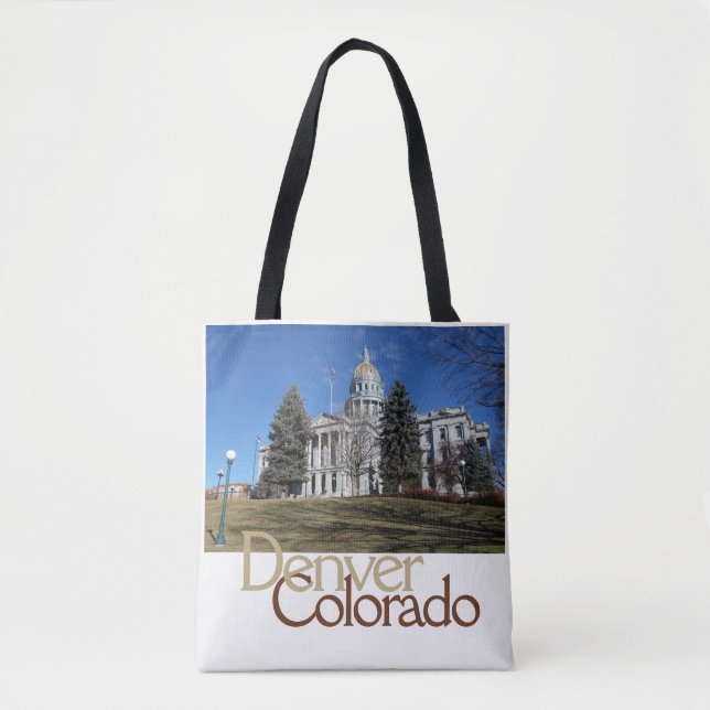 Bolsa Tote Denver, no Colorado, edifício Capitólio Dourado (Frente)