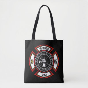 Bolsa Tote Departamento de Bombeiros NOME ADD. Bombeiro Salva