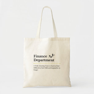 Bolsa Tote Departamento de Finanças
