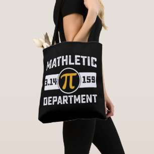 Bolsa Tote Departamento de Matemática Dia do Pi Matemática Vi