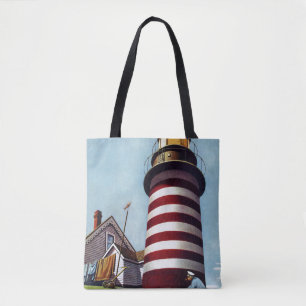 Bolsa Tote Depositário de farol por Stevan Dohanos