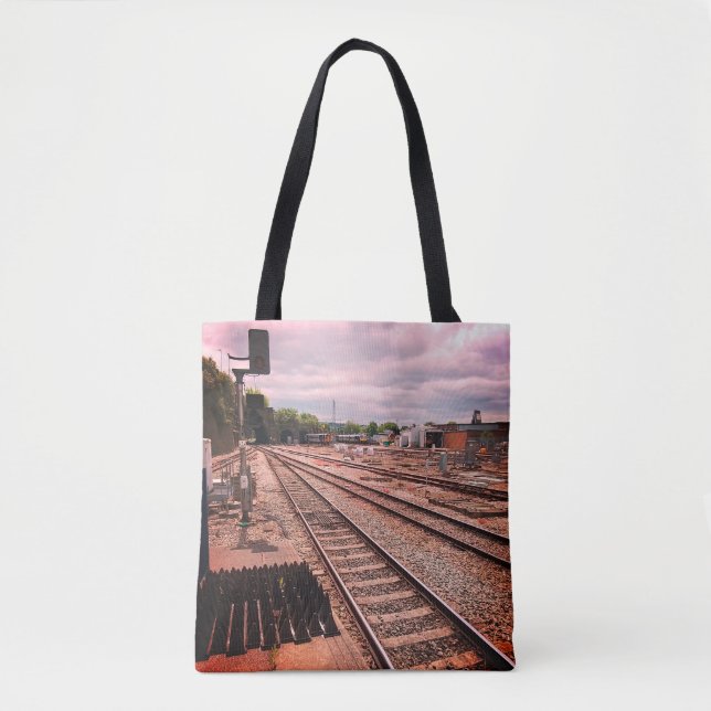 Bolsa Tote Depósito de comboios (Frente)