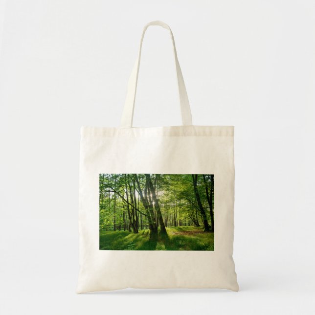 Bolsa Tote Der Wald im Frühling (Frente)