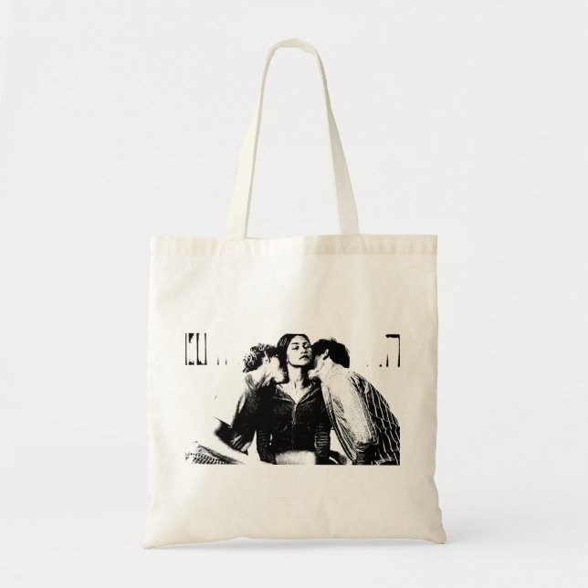 Bolsa Tote Desafiadores Arte, Tashi e Patrick Clear (Meio) (Frente)