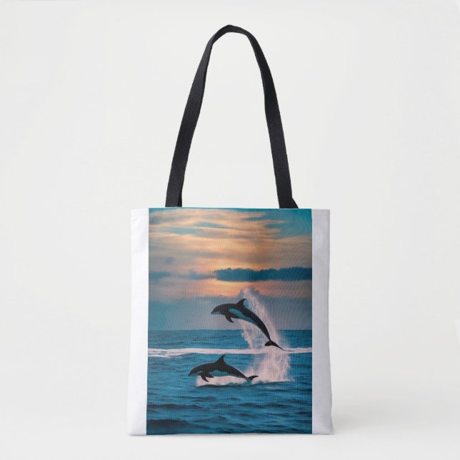 Bolsa Tote Desafio no Azul Profundo (Frente)