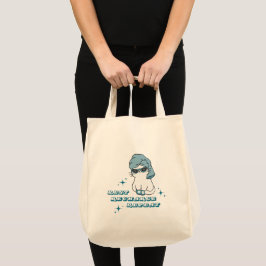 Bolsa Tote Descanso, Recarga, Repetição - Autocuidado e Gatos