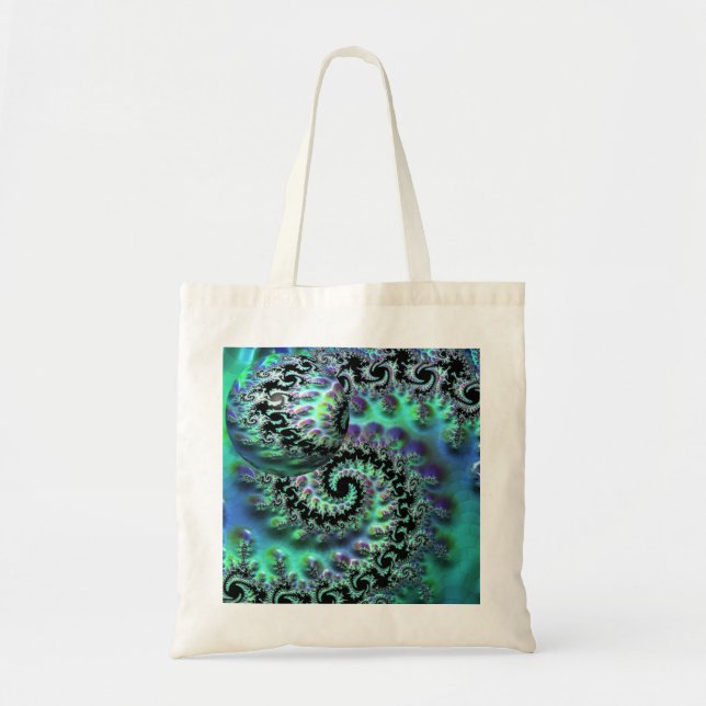 Bolsa Tote Descoberta de Mandelbrot com Sphere Tote Bag (Frente)