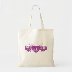 Bolsa Tote Descolamento Fangirls (saco roxo do coração)
