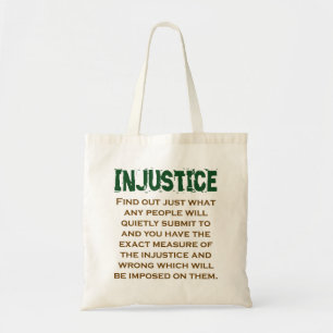 Bolsa Tote Descubra Quais Pessoas - Cotação De Injustiça