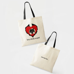 Bolsa Tote Desculpe, já ocupado