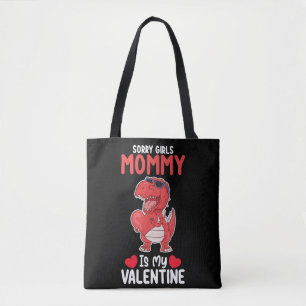 Bolsa Tote Desculpe Meninas A Mamãe é Meu Dinossauro T Rex do