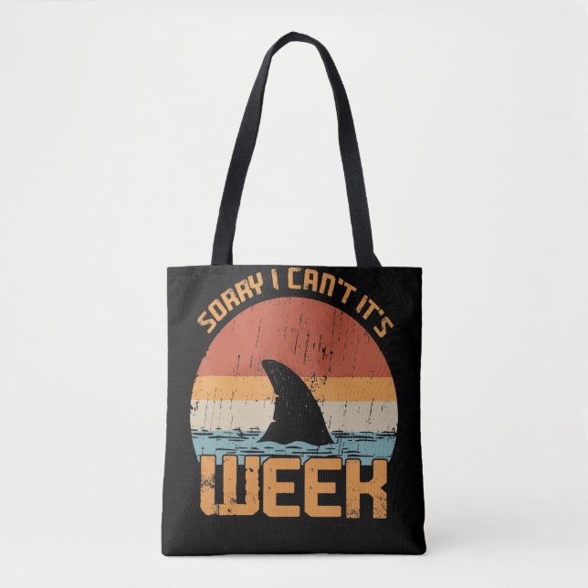 Bolsa Tote Desculpe, não posso... é Semana Engraçada. (Frente)