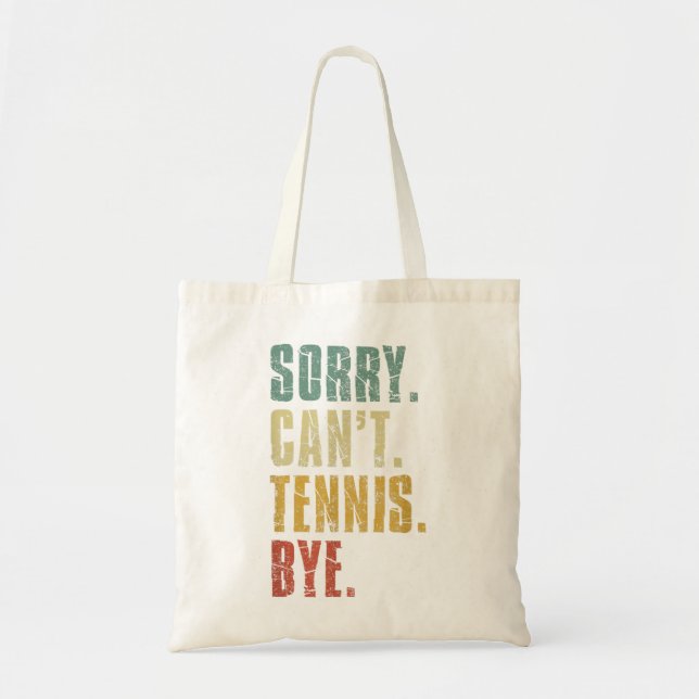 Bolsa Tote Desculpe, não posso Tênis Tchau Engraçado, Tênis d (Frente)