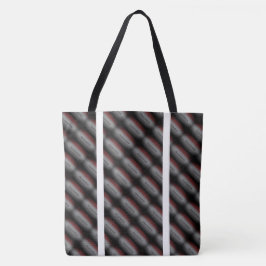 Bolsa Tote DESENHAR MODERN abstrato em branco cinza preto