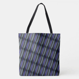 Bolsa Tote DESENHAR MODERN abstrato em cinza azul-preto