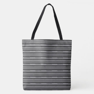 Bolsa Tote DESENHAR MODERN abstrato em cinza preto-e-claro