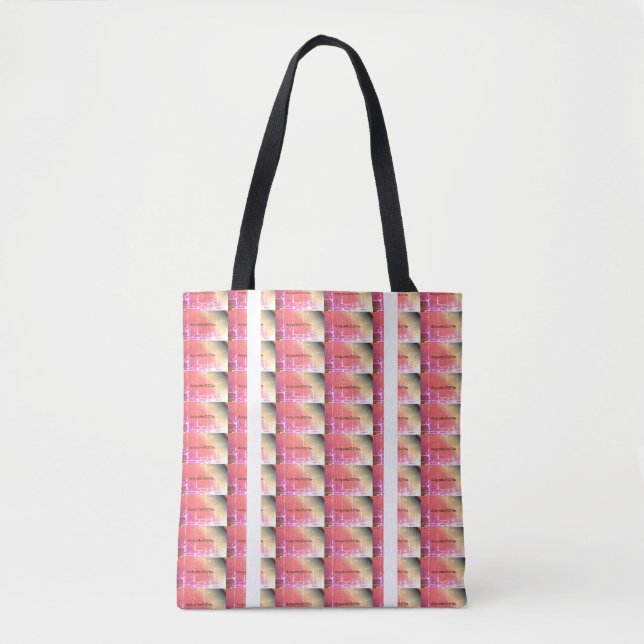 Bolsa Tote DESENHAR MODERN abstrato, vermelho-claro (Frente)