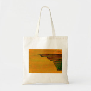 Bolsa Tote Desenho Abstrato Amarelo