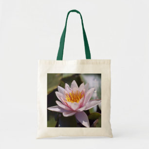 Bolsa Tote Desenho Botânico Floral de Nenúfar Tropical