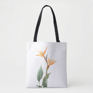Bolsa Tote Desenho da ave do paraíso (flor)