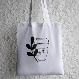 Bolsa Tote Desenho da Tinta do Café Lover