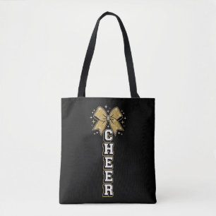 Bolsa Tote Desenho de Animação Vertical Arco Dourado