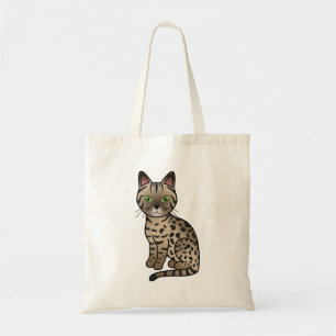 Bolsa Tote Desenho de Cartoon Gota de Mau Egípcio de Bronze