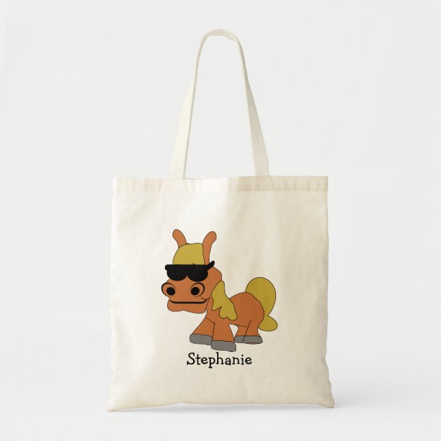 Bolsa Tote Desenho de Cavalo (Frente)
