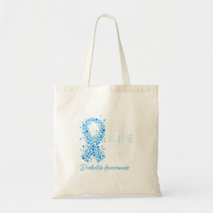 Bolsa Tote Desenho de Conscientização sobre Diabetes 24