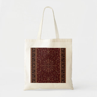 Bolsa Tote desenho de impressão de tapete persa vermelho hera