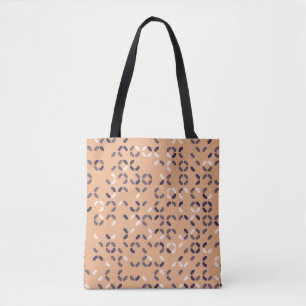 Bolsa Tote desenho de padrões geométricos abstrato, arte, tra