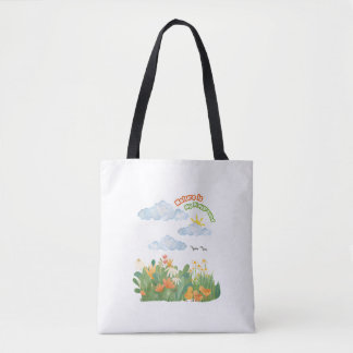 Bolsa Tote Desenho de Pássaros Bebês