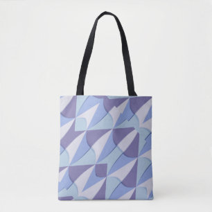 Bolsa Tote desenho de tesselações abstratas,