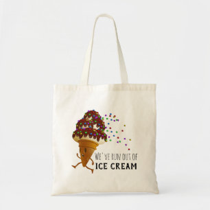 Bolsa Tote Desenho Engraçado de Faltar Sorvete