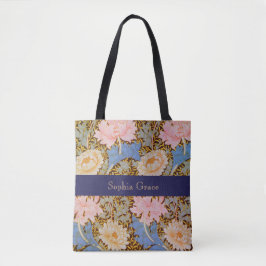 Bolsa Tote Desenho Floral Ousado de William Morris Adicione u