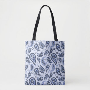 Bolsa Tote Desenho Intrincado de Estampa Floral Paisley