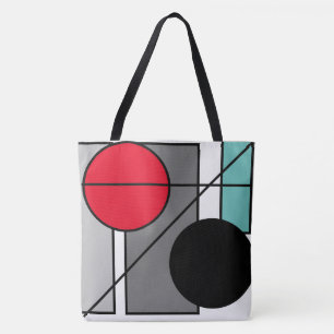 Bolsa Tote Desenho “Linhas e arredondamentos "