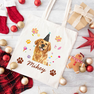 Bolsa Tote Desenho Personalizado do Cachorro do Retriever de