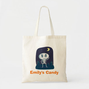 Bolsa Tote Desenhos animados de esqueleto bonitos do Dia das
