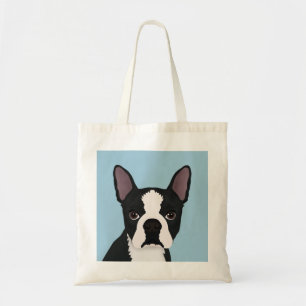 Bolsa Tote desenhos animados do terrier de Boston