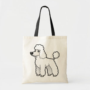 Bolsa Tote Desenhos animados padrão/caniche da